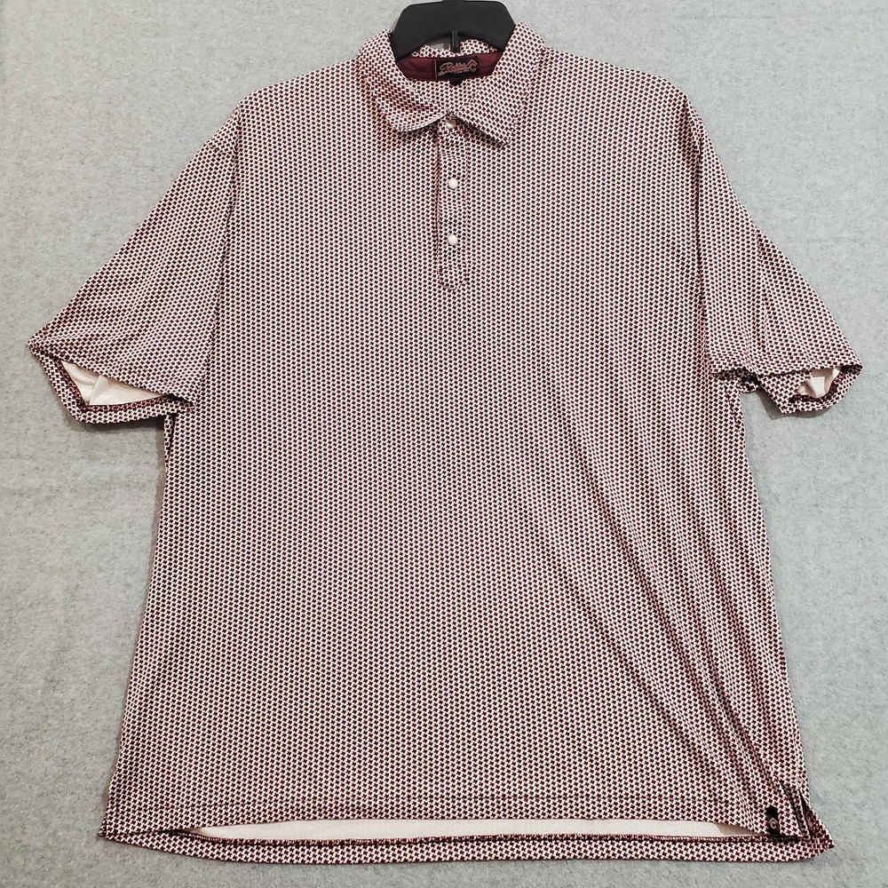 Rafter C Polo Shirt Mens‎ XXL Pearl Snap Performance Texas AOP Stretch